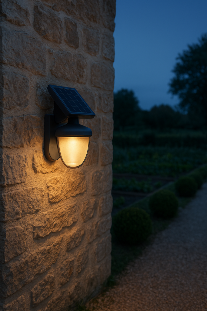 Éclairage solaire à détecteur : les 5 critères à vérifier