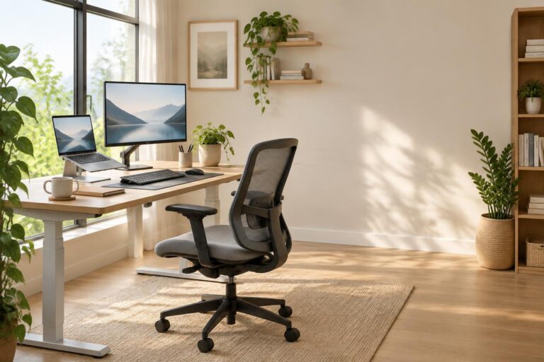 Un espace de travail ergonomique chez soi commence par les bons réglages