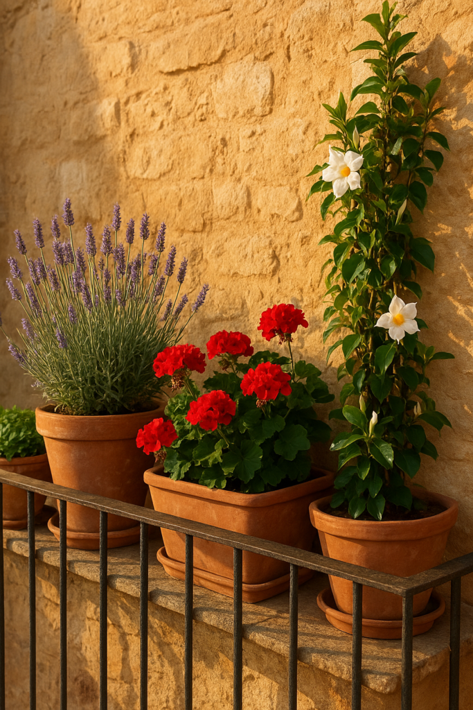 Plantes balcon plein sud : 12 variétés qui tiennent