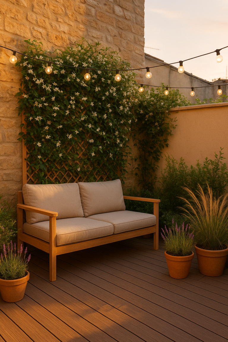 Aménager un petit patio extérieur : 7 idées + budget