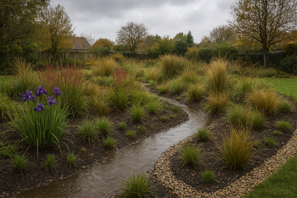 Créer un jardin de pluie dans son jardin : guide concret