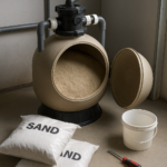 Remplacer le sable du filtre de piscine : quand et comment